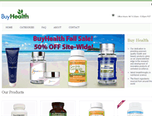 Tablet Screenshot of buyhealth.com